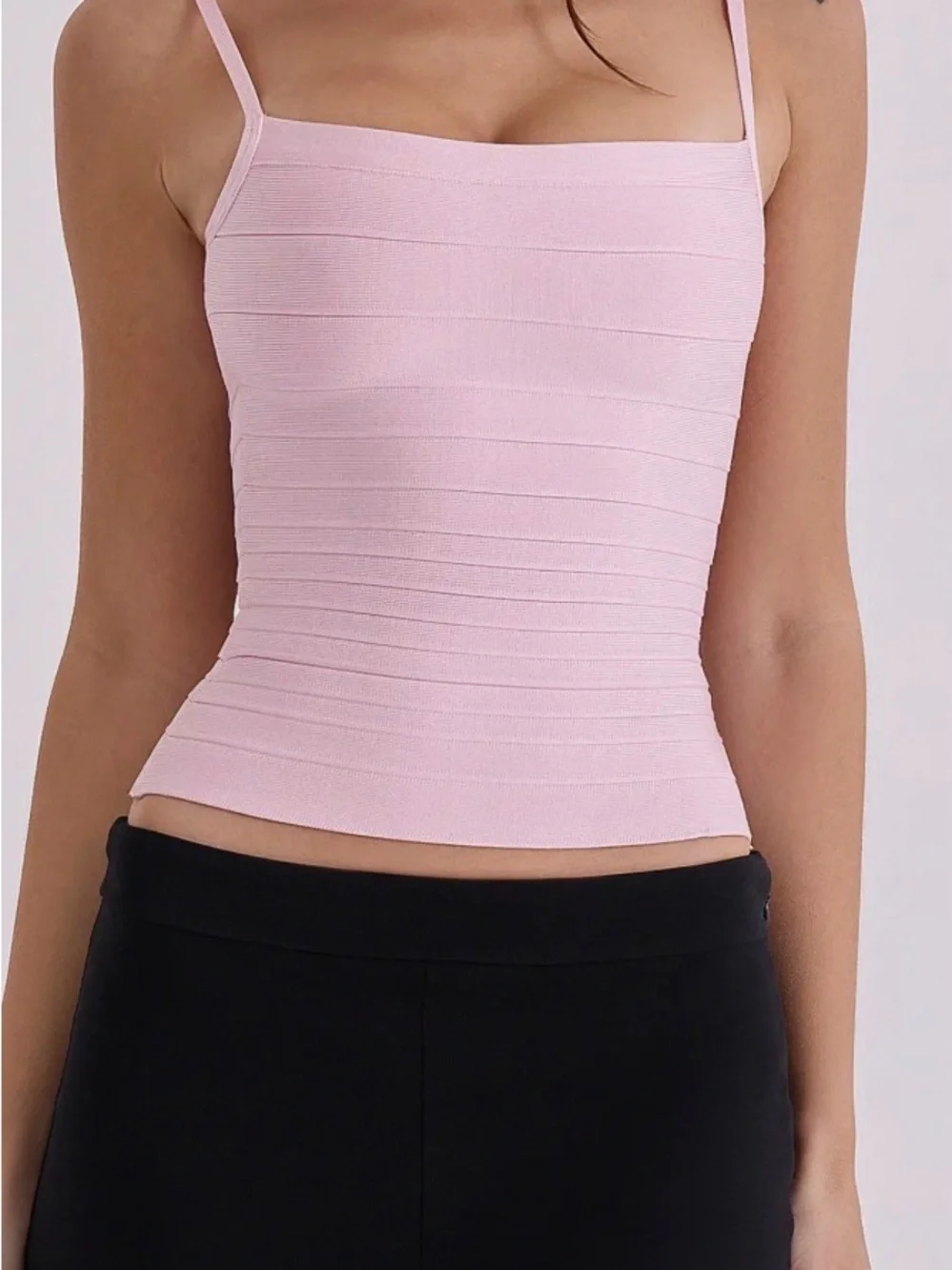 Light Pink Bondage Top - Women